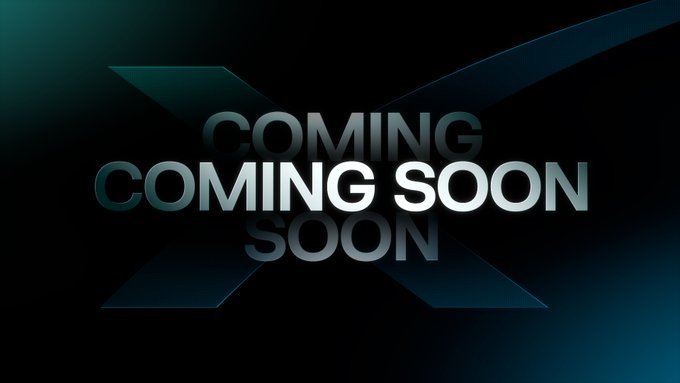 The image features a banner for an upcoming video game release, with the phrase "coming soon" prominently displayed in white letters against a black background. The text indicates that a big deal or highly anticipated event is about to take place, and people should be prepared to see new releases soon. The background is filled with a gradient effect transitioning from dark blue at the top to light blue near the bottom of the image, creating an immersive visual experience. This design element adds depth and dimension to the overall appearance while maintaining a cohesive theme throughout.