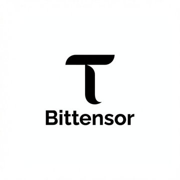 The logo features a black serif "T" (capitalized) with a small black "b" below it, creating an "B". The word "Bittensor", written in lowercase letters, connects the two parts of the logo together. Below it all, there is a line of text that reads, "BREAKING: Bittensor $TAO is up 22% overnight and 37% on the week, as decentralized-AI narratives heat up." This text emphasizes the upward growth and success of Bittensor, an AI project in the DeFi space.