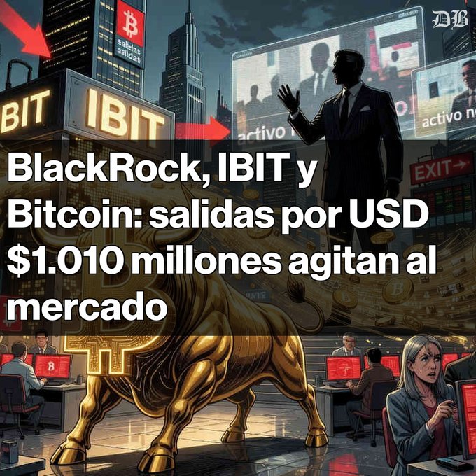 ibrit and bitcoin logos, along with a black rock logo, are displayed against a city skyline backdrop.