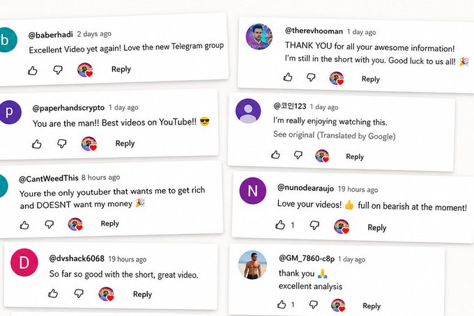 The image features a collection of seven Twitter posts, each displaying different colors, sizes, and font styles. The posts are arranged horizontally, with some overlapping one another. They include text, emojis, and various multimedia elements such as images or videos. Some of these posts contain links to other social media platforms like YouTube. One post, in particular, stands out because it includes a screenshot of a YouTube video being viewed by the users. The post also contains text that mentions a YouTube video being watched by users, suggesting its popularity and engagement among the audience. In summary, the Twitter posts exhibit a diverse range of styles, content, and interactions on the platform.