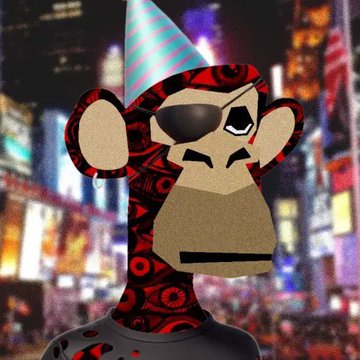 A cartoon ape wearing sunglasses and a party hat is superimposed over a vibrant cityscape background, visually representing the "cashape" cryptocurrency meme referenced in the post about missing out on "cashcat" and "cashdog."