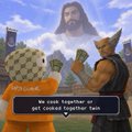 A small, low-resolution thumbnail image that appears to show a character with text at the bottom mentioning 'We have togetherness' and 'can celebrate together!'