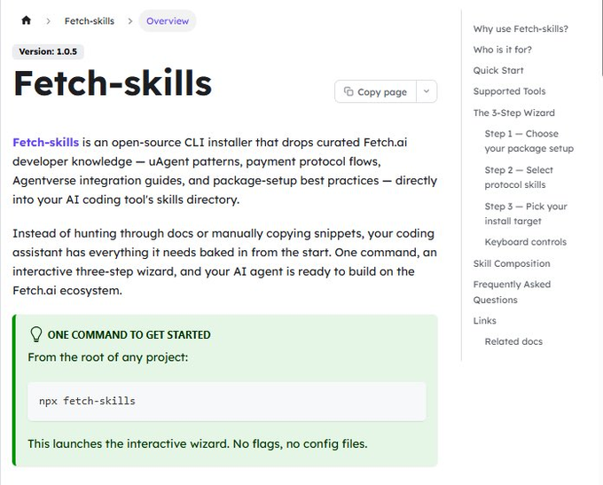 The image shows a screenshot of a webpage with information about fetch skills. The main focus of the image is a green box that says "Fetch-Skills" at the top, followed by a list of skills and their descriptions below it. The text in the image provides context for what fetch skills are and how they can be used to improve AI development.