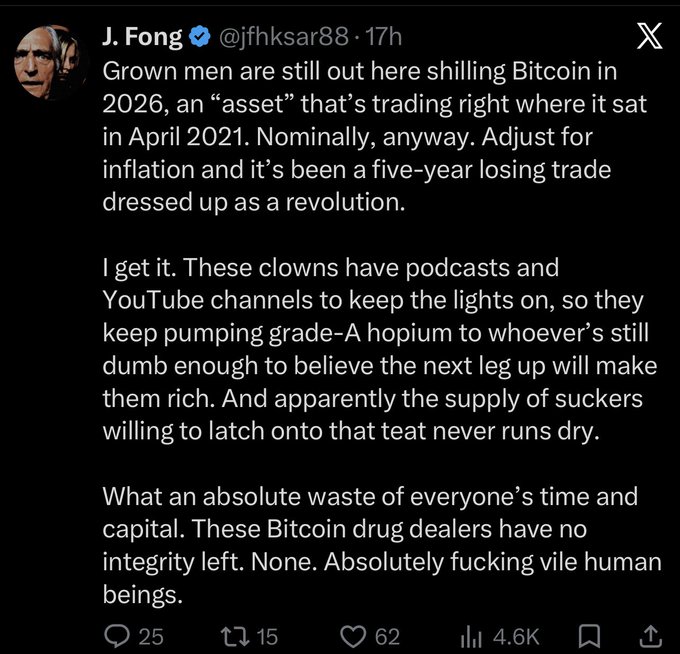 The image features a Twitter post with text written by J.Fong about Bitcoin. The text discusses the use of memes regarding Bitcoin's flaws and the criticism they face from other memes, including one that says "Bitcoin Maxi keep criticising Altcoins". The post also includes a screenshot showing an image of the meme on the left side of the Twitter page.