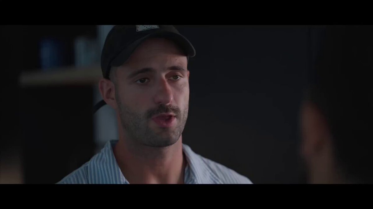 The image shows a man wearing a baseball cap, looking at someone else with an expression of concern or worry. The caption reads "He sold hyper liquid", which could be interpreted as a reference to the character Will Wahl's actions in the movie "The Man Who Sold Hyper Liquid". This implies that the man might have been involved in some sort of shady deal related to the sale of a highly unusual substance, and his expression suggests he is concerned about the consequences or implications of this activity.