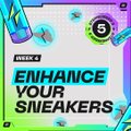 A small promotional graphic with the text 'ENHANCE YOUR SNEAKERS' featuring sneaker-related imagery and the number 5.
