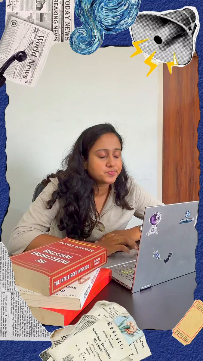 A woman sitting at a desk with a laptop, surrounded by various items such as books and papers, appears engrossed in her work or browsing the internet. She might be taking a break from studying or working on an important project. The image also contains some text that refers to a P2P trading mechanism called perps.p2p.lol, which can be used for cashback purposes, possibly related to the woman's activities at the desk.