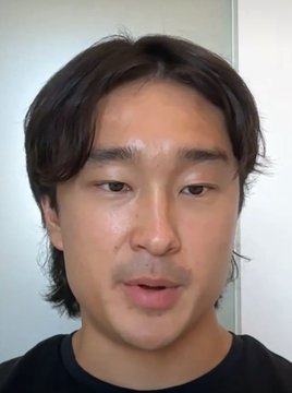 A young man with shoulder-length dark hair and a goatee speaks directly to the camera in a close-up selfie-style shot, appearing to be the FOMO founder Se Yong referenced in the post about his disappointing launch day.