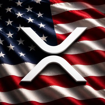 The image features an American flag, which has "XRP" written above it. This suggests that there might be some connection between the flag and a cryptocurrency called Ripple. However, without more context or information about the content of the image, we cannot confidently determine if this is a genuine representation of the flag or just a coincidental element in the image.