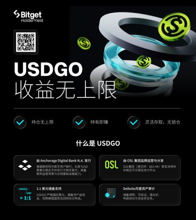 The image features an advertisement for a currency exchange service called Bitget, which is related to the US dollar. The advertisement includes two circles - one representing the US dollar and another symbolizing Bitcoins, indicating that the company supports both forms of currency exchange. It also includes text in both English and Chinese, providing information about the services offered by Bitget and its ability to handle different cryptocurrencies like Bitcoins, with an emphasis on low fees for international transactions.