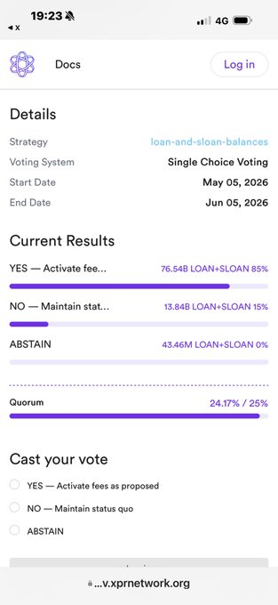 iphone screen displaying a poll app with options to cast vote, yes/no answer and submit the poll.