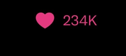 A pink heart icon next to "234K" suggests a popular post has received approximately 234,000 likes, reinforcing the caption's message that the idea resonated widely with the audience.