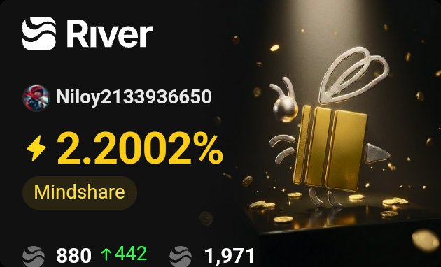 The image features a poster for a cryptocurrency called "River" that has a bee design, which is a symbol of honey. The poster also includes information about the cryptocurrency market and mentions that there are markets bleeding red with @River dot inc. being one of them. The poster also highlights the importance of staying active through Season 5 on the @River4fun channel to maintain a healthy lifestyle while investing in cryptocurrency.