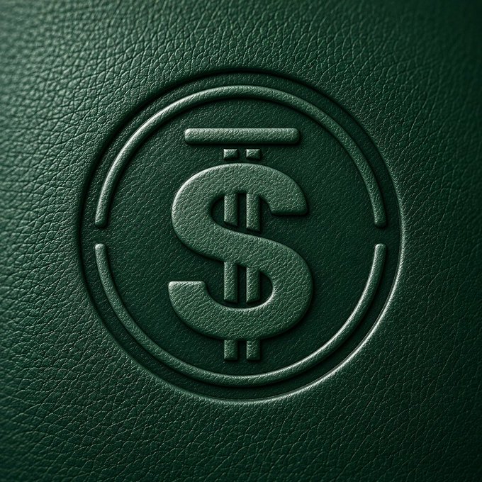 A close-up of an embossed dollar sign within a circular emblem on dark green leather, symbolizing the USDD stablecoin's role as a functional dollar-pegged asset in onchain finance.

The embossed dollar emblem on textured green leather visually reinforces the post's message about USDD—presenting it as both a store of value and a utilitarian, well-crafted onchain financial tool.