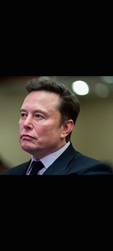 Elon Musk is shown in a dark suit and tie, looking off to the side with a serious expression, as he publicly calls for voters to remove senators who oppose the Save America Act and the Clarity Act.