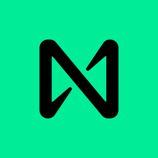 The Neon N logo, set against a bright green background, likely represents a link or category tag accompanying the post about trader sentiment on phantom perpetual futures, highlighting that traders are predominantly long on NEAR (98.3%), ASTER (97.1%), and TAO (96.5%).