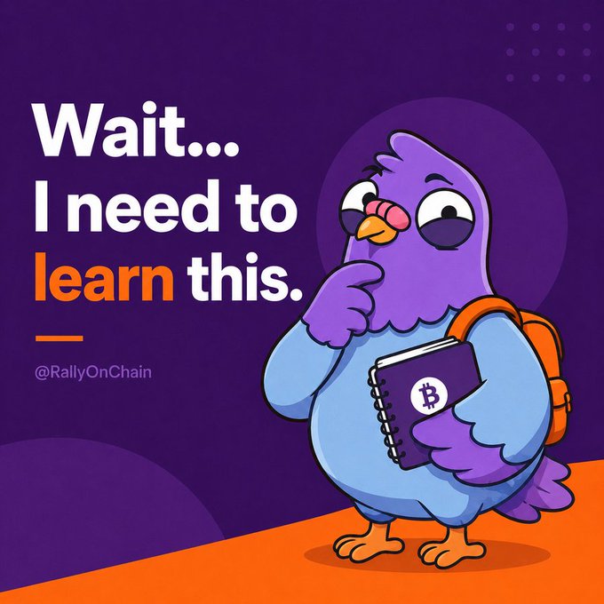 The image features a cartoon bird holding a book titled "I studied entrepreneurship in Lagos but seeing my family's shop struggle during the 2019 COVID-19 crash changed my understanding of business forever." The bird appears to be contemplating something, possibly related to the content of the book it is holding. The post also includes text that reads: "I need to learn this. Wait. I need to learn this. Wait. I need to learn this."