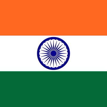 The image shows the national flag of India, featuring horizontal bands of saffron, white, and green with the navy blue Ashoka Chakra (24-spoke wheel) in the center. The flag visually represents India in connection with the news about India's Finance Ministry directing the RBI and SEBI to regulate cryptocurrency, as reported by Money Control.