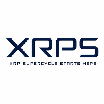 The image features a logo for XRP, a cryptocurrency that has recently been listed as tradable on Gate Dex. The logo consists of blue text with white lettering, which reads "XRP Supercycle $XRPS is now officially tradable on #Gate Dex". This indicates that the XRP token is available for trading on the exchange.