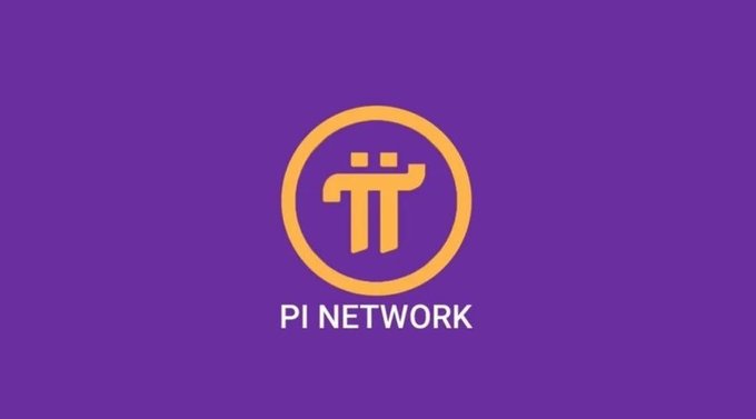 A Pi Network logo displayed on a purple background, with the text "PI NETWORK" beneath the icon. The image visually represents the Pi cryptocurrency referenced in the post predicting Pi reaching $10 by the end of 2026.