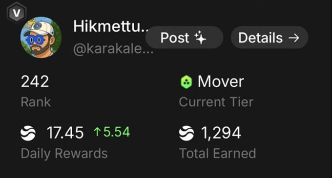 ikmetu's Twitter account details, including followers and recent activity, are displayed on a black screen with a green header.