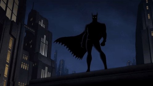 The image features a Batman silhouette standing atop a building, with the city skyline as the backdrop. The caption for the image reads "WartimeEthereum.eth", which could be interpreted as an advertisement or promotional message related to the Ethereum cryptocurrency.