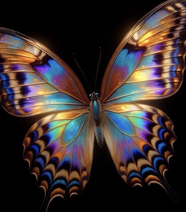 A vibrant, iridescent butterfly with multicolored wings in shades of blue, orange, purple, and gold is displayed against a black background.

The butterfly symbolizes transformation and new beginnings, visually echoing the post's theme of laying the groundwork for a new quantum computing era through Quip Network's testnet achievements.