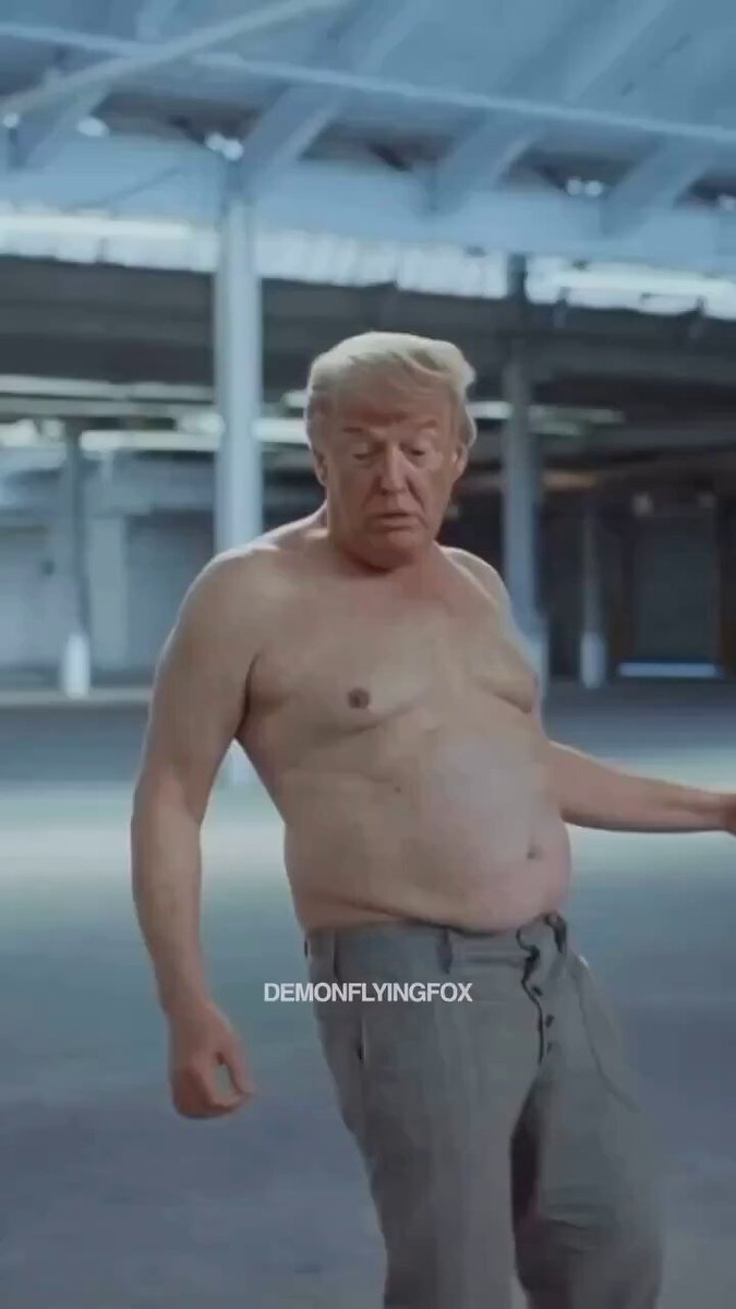 The image features a shirtless man wearing gray pants who appears to be dancing or performing some sort of action. The caption below the photo reads "I’ve been loosely backtesting some ideas over the last few days, and $TRUMP and $WLFI are consistently at the absolute bottom of the barrel". This suggests that the image might have been taken during a time when Trump was in power or had significant influence, possibly as part of an experiment to see how his actions would affect the stock market.

The man's position on the street and his attire indicate that he is not wearing any clothing, which further supports the idea that this could be a staged image for some sort of performance art or artistic expression. The caption provides context about the photo being part of an experiment or project related to Trump's actions during his time in office.