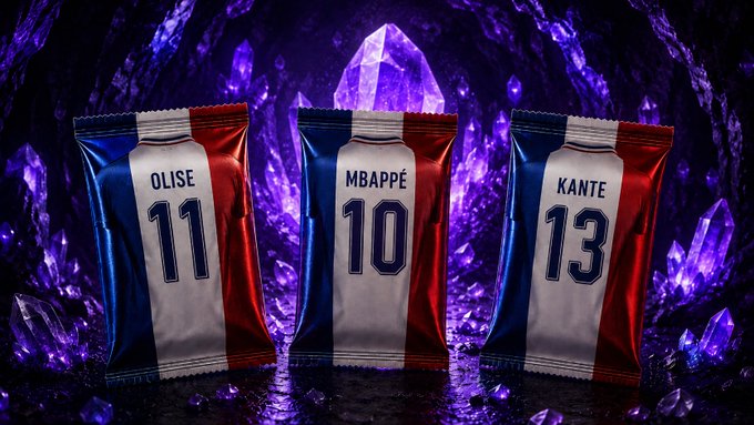 The image features three soccer-themed bags, each with a different number on them - 11, 10, and 13. These numbers are likely representing the player's names or jersey numbers. The bags are placed next to each other, creating an interesting visual effect against the purple background of the image.