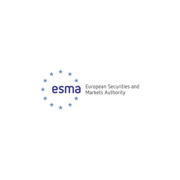 The ESMA (European Securities and Markets Authority) logo, featuring blue stars arranged in a circle around the acronym.