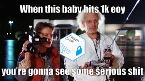 A meme featuring two men, one operating a vintage camera, with the text 'When this baby hits 1k eoy' and 'you're gonna see some serious shit', plus an Editors' Choice badge overlay.