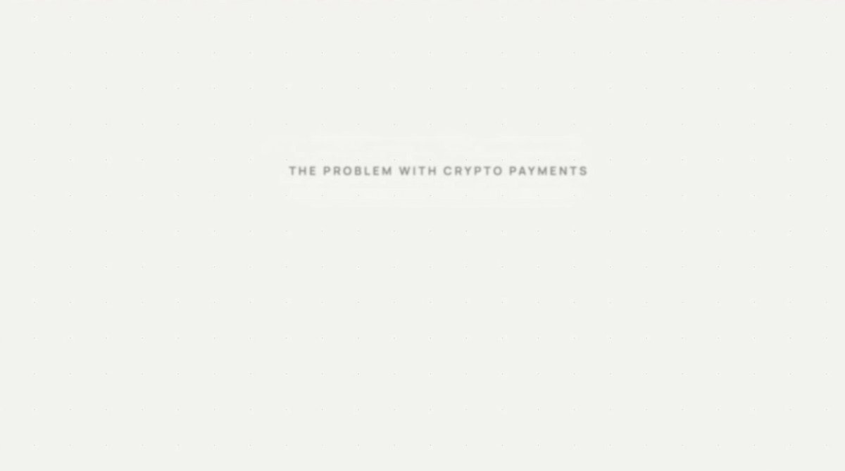 The image features a white background with black text that reads "THE PROBLEM WITH CRYPT PAYMENTS". The text is written in a serif font, giving it a formal appearance. The image also includes a gray border around the text, which adds contrast and makes the message stand out more prominently.