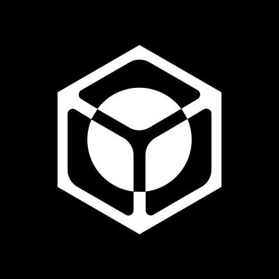 Minimalist black and white logo featuring a hexagonal shape containing a stylized 'Y' or three-bladed propeller design.