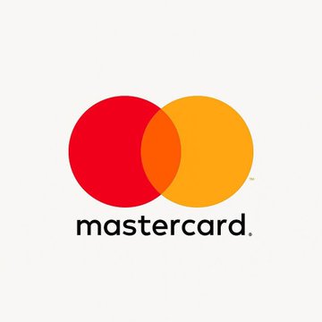 The image features a logo for Mastercard, which consists of two red circles stacked on top of each other with an orange circle in between them. Below this logo, there's text that reads "Mastercard" followed by "XRP". The text also mentions that the financial system is changing fast and that new payment infrastructure has been approved in New York.