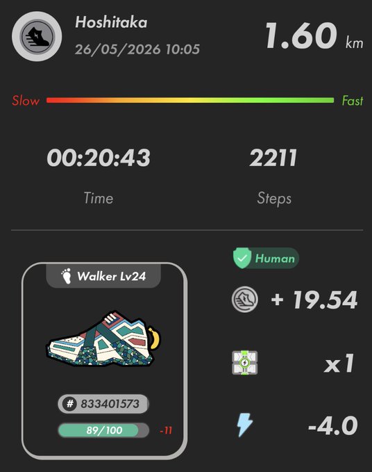 The image shows a fitness tracking app with various data points displayed, including the number of steps taken, calories burned, and distance traveled. The app also provides information about the user's walking speed and the time spent on each step. The screen displays this information in a clear and organized manner, allowing users to easily monitor their progress during exercise sessions.