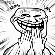 The image features a black and white illustration of a person with their hands clapping, accompanied by text that reads "They said memecoins are dead. They said $TROLL is over but $TROLL continues trolling We don' follow the market. The market follows $TROLL". This post seems to be discussing the concept of meme currency and how it relates to the troll character from the popular internet series, "Troll" by Robert Kirkman, Michael Moore, and Dave Krinsky.