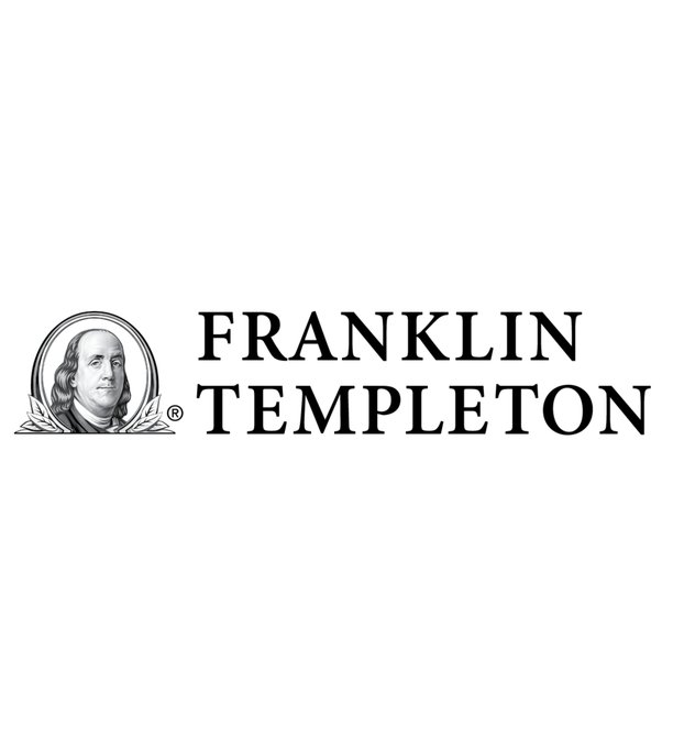 The Franklin Templeton logo featuring an illustration of Benjamin Franklin within an oval frame alongside the company name.