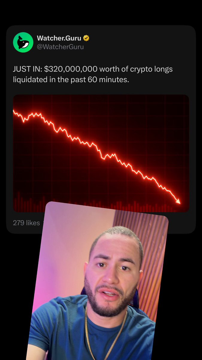 The image shows two posts, one of which is a photo featuring a man's face along with an overlay that says "JustIN$20,000,000 worth of crypto longs. Equipped in the past 60 minutes." The other post displays a graph showing a downward trend over time. Both posts are attributed to the user named Michael SAYLOR and are linked to each other, indicating some sort of collaboration or connection between the two posts.