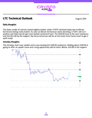 Same document as Image 7, showing the 'ETH Technical Outlook - Daily Analysis' page with the Ethereum price chart
