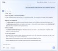 A website interface displaying 'Terms of Service' with text content and a navigation sidebar on a light background.