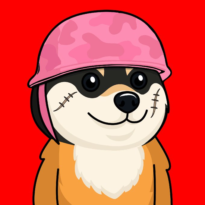 The image features a cartoon dog wearing a pink helmet, which has been described as "very cute", "very funny", or "very cool" by multiple people. The caption below the image reads "We are MANYU the most pampered Shiba dog on earth". This suggests that the dog is well-cared for and possibly even royalty in a cartoon context, which adds to its charm and appeal.
