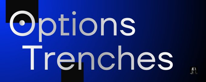 Title card reading 'Options Trenches' in white text on a dark blue gradient background.