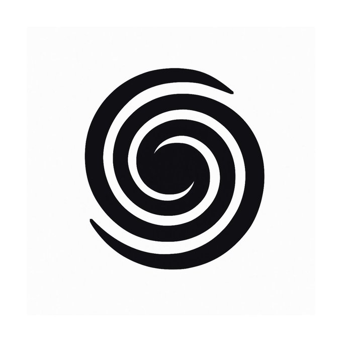 The image features a black and white logo with a spiral shape, which appears to be a symbol or design element. It is positioned centrally within the frame of the image. The caption below the image reads "Soon #Xahau will be running the show!". This phrase suggests that the image might be related to an event or promotion involving the character Xahau from the TV series "Once Upon a Time".