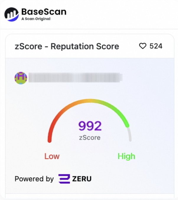 The image shows an updated social media post by a person who has discovered that @base's official browser has added a "Cards" feature, which allows users to see information about their wallet across multiple dimensions. These dimensions can include spending score, account status, transactions, and balances among others.