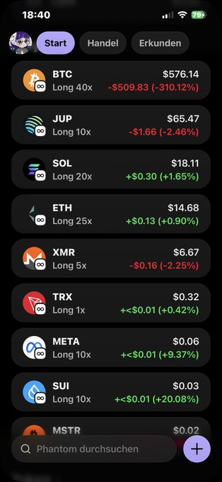 The image shows a phone screen displaying various cryptocurrency symbols, including Bitcoin, Etherium, and others. The text on the screen indicates that there are multiple options for investing or trading these cryptocurrencies. The phone's position at the bottom of the screen suggests that the user is actively engaged with the content displayed.