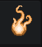 A pixelated illustration of a golden money bag with a glowing aura. The imagery visually reinforces the poster's theme of financial gain and marketing ambitions.