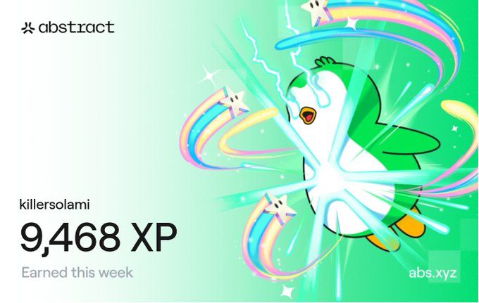 The image features a cartoon penguin with rainbow-colored wings flying through the air against a green background. The text "Happy XP day" is written above the penguin, indicating that it's a special day for XP users. Below the penguin, there are two stars and a number 94868 xp displayed in white text. This information suggests that the post is related to an XP-themed event or celebration.