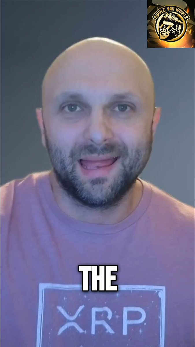 The image features a man wearing a purple shirt with white text that says "THE XP" written below his name, which appears to be a joke or humorous statement about Bitcoin. The caption of the image reads "BREAKING: 160 officials just declared the Senate'XRP Clarity Act vote a matter of national security. This changes everything". The man's facial expression and body language suggest that he is making a lighthearted joke about Bitcoin, possibly referencing the recent Senate vote on XRP as an example.