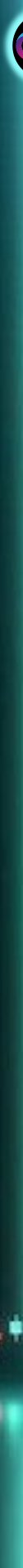 A dark, abstract image with teal and green tones featuring a small black circle with a pink center at the top and a faint lighter shape near the bottom. The mysterious, minimalist visual pairs with the cryptic "Soon" text, suggesting a teaser for an upcoming announcement or reveal.