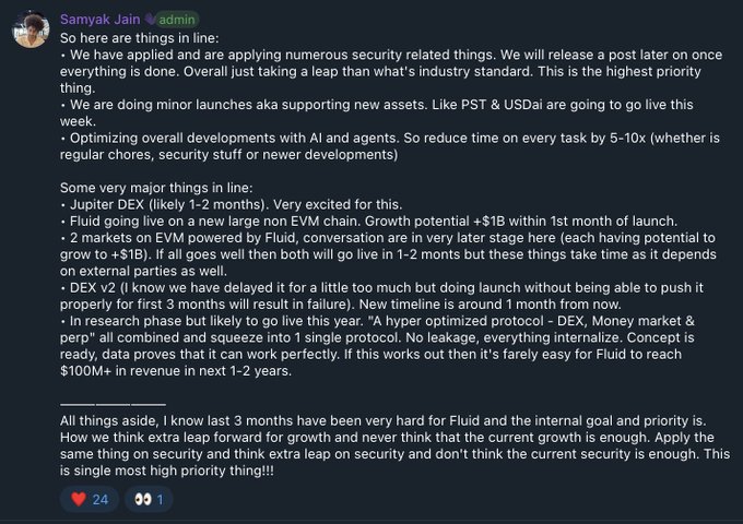 The image shows a screenshot of an email conversation, specifically the comments section at a tech blog. The email contains text discussing new security measures for an app that was recently released. There are multiple sentences providing context about the app's security updates, such as "We will release this post later on" and "This is the highest priority". The image also includes some text that reads: "So here are things in linke [the developer]" and "we will be updating it with numerous security related things". This indicates that the team has started implementing security updates to protect users' information.